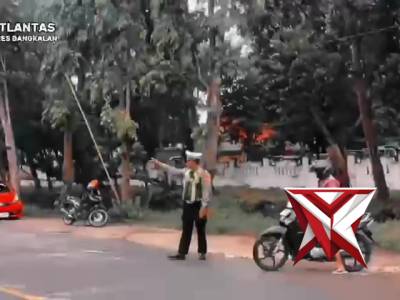 KRING PAGI SATLANTAS POLRES BANGKALAN Personil satlantas polres bangkalan melaksanakan kegiatan kri - PoliceTube