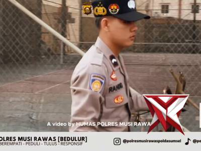 Waka Polres Musi Rawas Pimpin Kegiatan Pembersihan Lingkungan, Wujud Nyata Dukungan Program ASRI ?