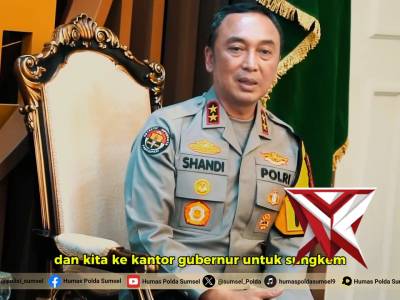 Kapolda Sumsel melaksanakan lawatan kerja ke Kantor Gubernur Sumsel - PoliceTube