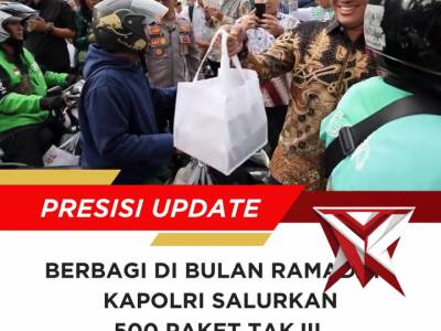 Kapolri & PJU Mabes Polri Turun ke Jalan, Sapa Masyarakat Bersama Insan Pers