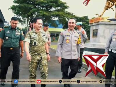 Kapolda Sumsel Laksanakan Lawatan Kerja ke Pangdam II/Sriwijaya Perkuat Sinergitas TNI-Polri - PoliceTube
