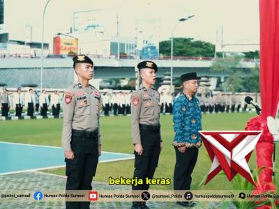 Kapolda Sumsel Pimpin Upacara Hari Kesadaran Nasional di Mapolda Sumsel - PoliceTube