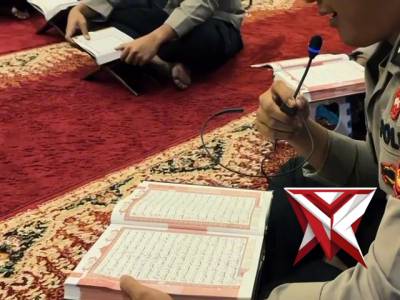 Kegiatan Khataman Al - Qur'an Personil Polres Pali.