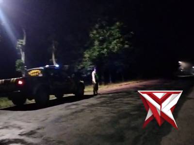 Patroli antisipasi balap liar polsek ngariboyo di jalan raya ngariboyo - kawedanan