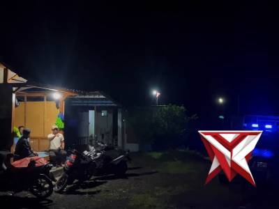 Giat Patroli Bluelight Kapolsek bersama Anggota Polsek Taman Krocok - PoliceTube