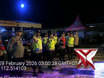 Patroli cipkon rayon polsek kepanjen di sumberpucung