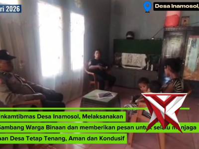 GIAT BHABINKAMTIBMAS POLSEK KAIRATU - PoliceTube