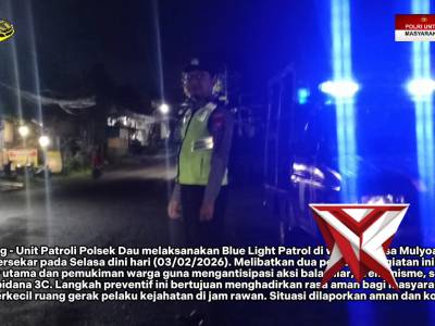 SINAR BIRU PENJAGA MALAM ANDA! ?????? - PoliceTube