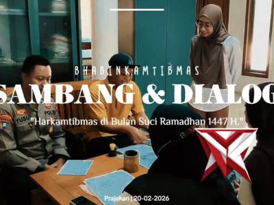 Harkamtibmas di Bulan Suci Ramadhan 1447 H., Bhabinkamtibmas rutin lakukan sambang desa. - PoliceTube
