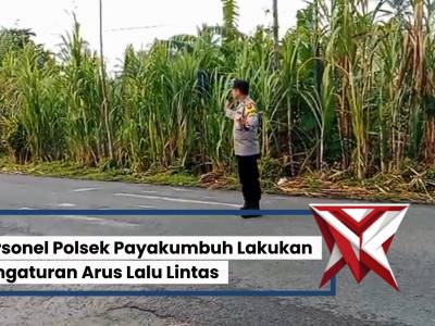 Personel Polsek Payakumbuh Lakukan Pengaturan Arus Lalu Lintas di wilayah Hukum Polsek Payakumbuh - PoliceTube
