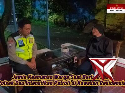 SINERGI JAGA LINGKUNGAN: POLSEK DAU HADIR DI SENGKALING REGENCY! ??????? - PoliceTube