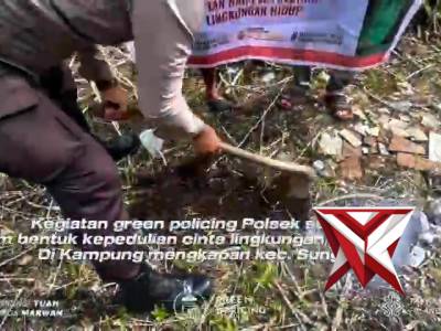 Green Policing Polsek Sungai Apit - PoliceTube