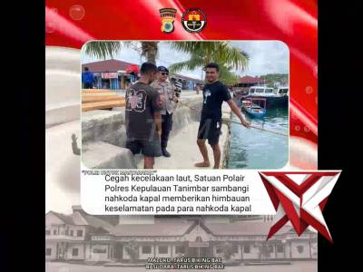 Cegah kecelakaan laut - PoliceTube