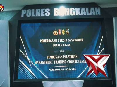 Kapolres Bangkalan AKBP Wibowo, S.I.K., M.H. menerima kunjungan serdik sespimmen dikreg ke-66 dan pe