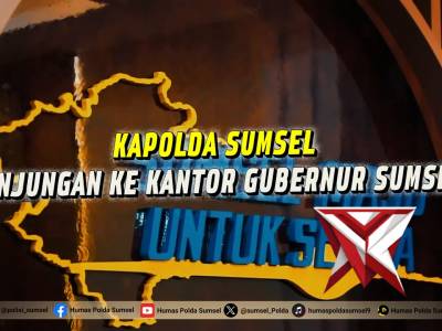 Kapolda Sumatera Selatan Irjen Pol. Dr. Sandi Nugroho, S.I.K., S.H., M.Hum. melaksanakan lawatan ker