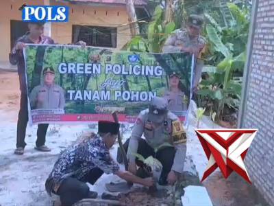giat green policing oleh polsek rimba melintang - PoliceTube