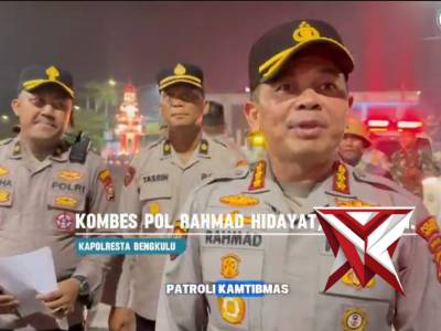 Patroli Kamtibmas unsur Forkopimda Kota bengkulu - PoliceTube