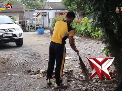 GERAKAN INDONESIA ASRI AMAN . SEHAT . RESIK . INDAH POLRES MUARA ENIM - PoliceTube