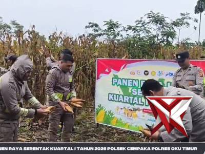 GIAT PANEN RAYA POLSEK CEMPAKA - PoliceTube