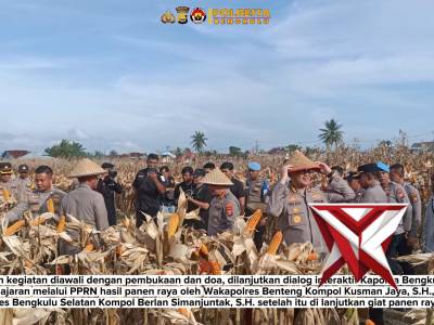 Kapolda Bengkulu Pimpin Panen Raya dan Penanaman Jagung Serentak Dukung Ketahanan Pangan 2026

Polda