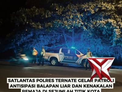 SATLANTAS POLRES TERNATE GELAR CIPTA KONDISI - PoliceTube