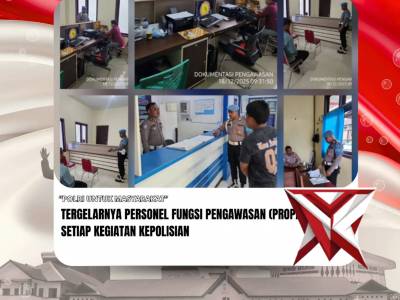 Tergelarnya personel fungsi pengawasan