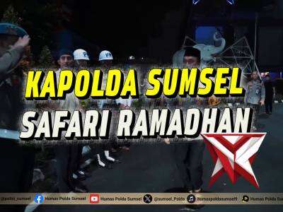 Polda Sumsel Gelar Safari Ramadhan 1447 H, Perkuat Sinergisitas Forkopimda Palembang - PoliceTube