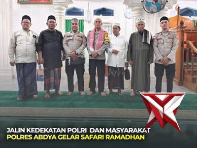SAFARI RAMADHAN POLRES ABDYA - PoliceTube