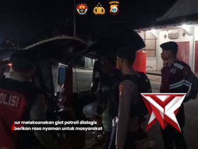 Patroli Dialogis Personel Samapta Polres Haltim