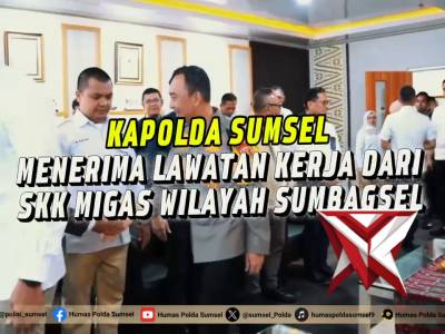 Polda Sumsel Perkuat Pengamanan Sektor Energi Nasional dengan SKK Migas