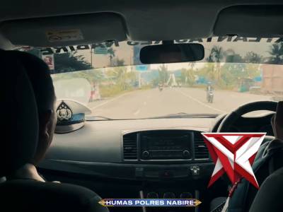 Giat Sat Lantas Polres Nabire melaksanakan kegiatan patroli, himbauan dan pemantauan arus lalulintas - PoliceTube