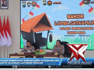 RAKOR LOMBA SATKAMLING POLRES PROBOLINGGO - PoliceTube