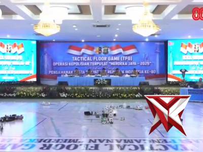 Polri Gelar Tactical Floor Game Siap Amankan HUT ke-80 Kemerdekaan RI