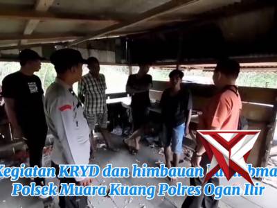 Giat KRYD Polsek Muara Kuang