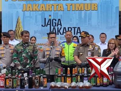 Press Confence Dalan Rangka Operasi Pekat Jaya 2026 Polres Metro Jakarta Timur - PoliceTube