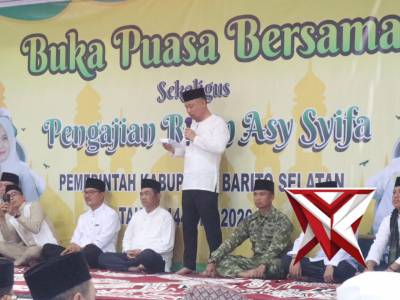 BUKA PUASA FORKOPIMDA DI RUMJAB BUPATI BARSEL