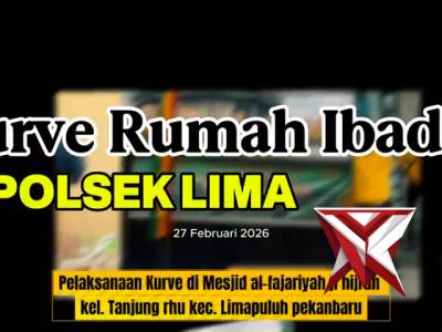 KURVE RUMAH IBADAH POLSEK LIMAPULUH POLRESTA PEKANBARU - PoliceTube
