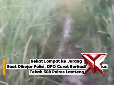 Nekat Lompat ke Jurang Saat Dikejar Polisi, DPO Curat Berhasil Diringkus Tekab 308 Polres Lamteng - PoliceTube