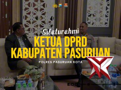 Silaturahmi KETUA DPRD KABUPATEN PASURUAN - PoliceTube