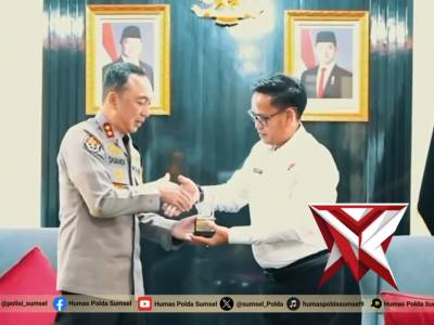 Kapolda Sumsel sinergitas polri -bpn - PoliceTube