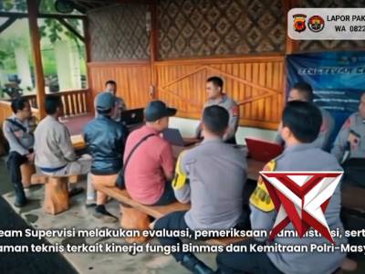 Satbinmas Polresta Bandung melaksanakan kegiatan supervisi fungsi Binmas - PoliceTube