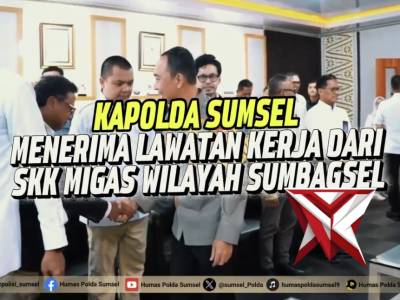 Polda Sumsel Perkuat Pengamanan Sektor Energi Nasional dengan SKK Migas - PoliceTube