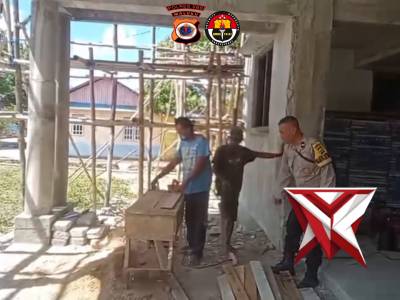 GIAT BHABINKAMTIBMAS POLSEK KAIRATU TIMUR - PoliceTube