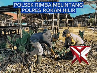 giat green policing oleh polsek rimba melintang - PoliceTube