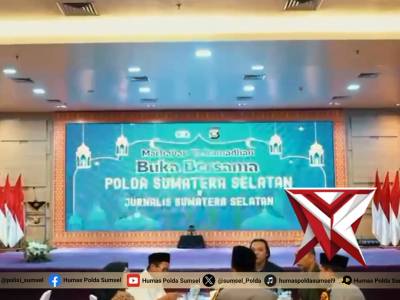 Buka puasa bersama kapolda sumsel dengan awak media - PoliceTube