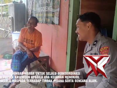 POLSEK KASEMBON HADIR DAN SAMBANG MASYARAKAT - PoliceTube