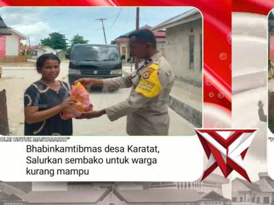 Bhabinkamtibmas Desa Karatat Kepulauan Tanimbar