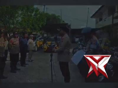 Kegiatan Rutin Apel Pagi Di Mapolsek Candi - PoliceTube