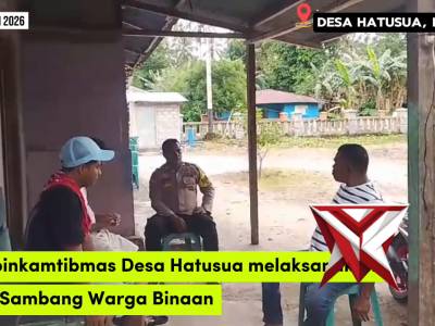 Giat Bhabinkamtibmas Polsek Kairatu