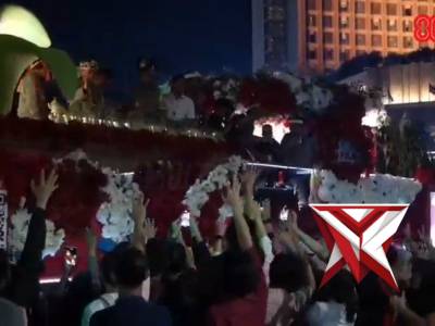 Perayaan Meriah HUT ke-80 RI di Bundaran HI Berjalan Aman